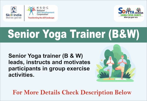 Senior Yoga Trainer (B&W)